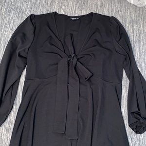 Black long sleeve dress